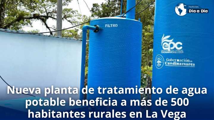 Nueva planta de tratamiento de agua potable beneficia a más de 500 habitantes rurales en La Vega