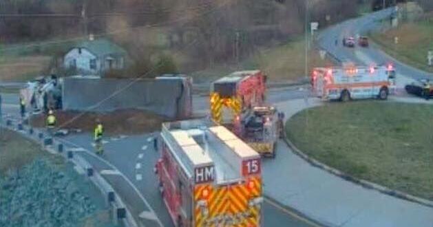 Manure-toting teen trucker hit with fine after crash at Albemarle roundabout