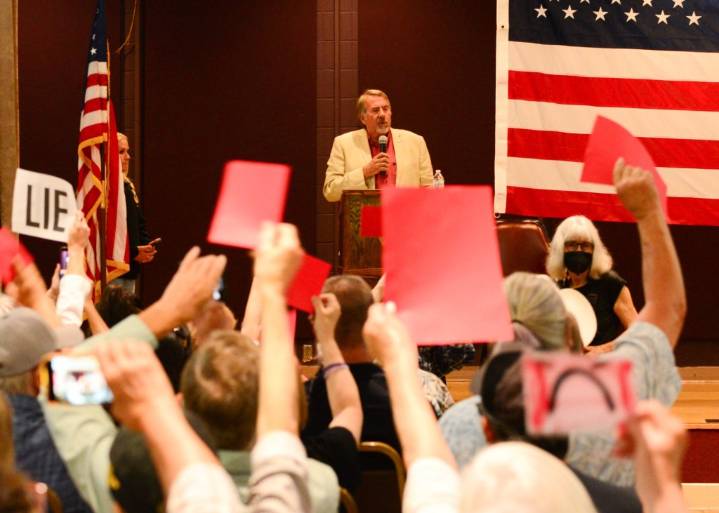 Boos, jeers as LaMalfa holds contentious town hall in Chico