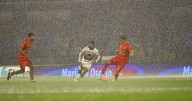 Así quedó la cancha de CU tras las fuertes lluvias en CDMX