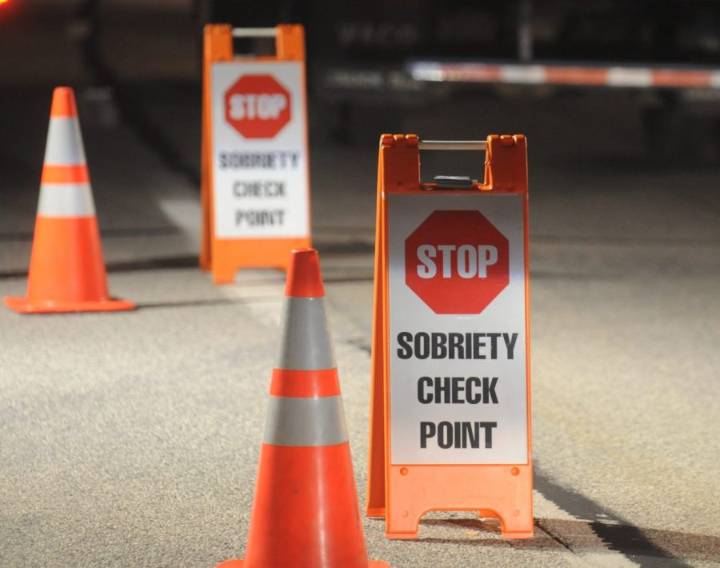 Local sobriety checkpoints set for this weekend