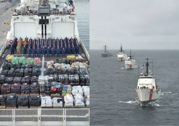 Guardia Costera de EE.UU. anunció desembarco de drogas valorado en $473 millones, el más grande en su historia