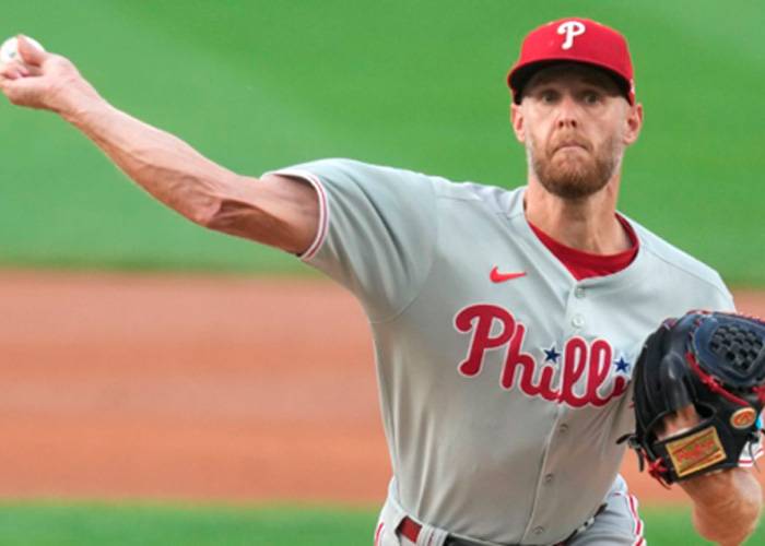 Los Filis inhabilitaron a Zach Wheeler por coágulo en el hombro derecho