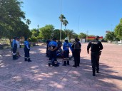 Recibe Guardia Estatal de Güémez capacitación en Levantamiento de Pacientes y Control y Descenso Nacional de Emergencias