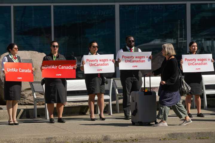 Air Canada will start canceling flights today before it locks out flight attendants. Here’s what we know