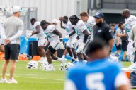 Lions defensive line makes Dolphins look outmatched in practice, despite claims