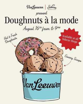 Sidecar & Van Leeuwen Unite for One-Night-Only Doughnuts à la Mode