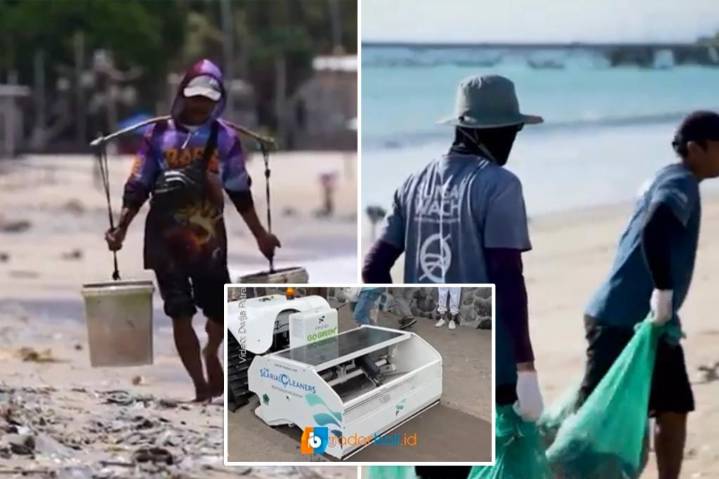 Bali introduces $65k cleaning robot to fix dirty beach problem