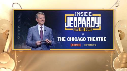 'Inside Jeopardy! Live on Tour' coming to Chicago Theatre in September; Ken Jennings to host game with prizes available