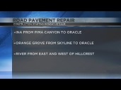 Road pavement repair to cause traffic delays for several days