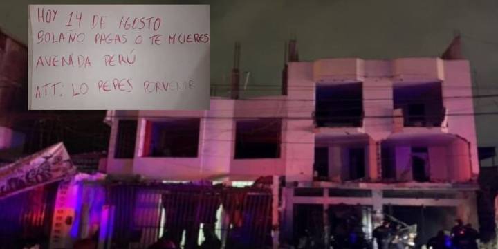 Atentado con explosivos en Trujillo habría estado dirigido a alias ‘Bolaños’