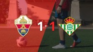 LaLiga EA Sports: Betis empató 1-1 en su visita a Elche en la primera jornada