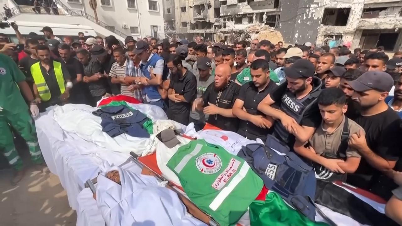 Reaction to the killing of Al Jazeera journalists in Gaza by a targeted Israeli airstrike