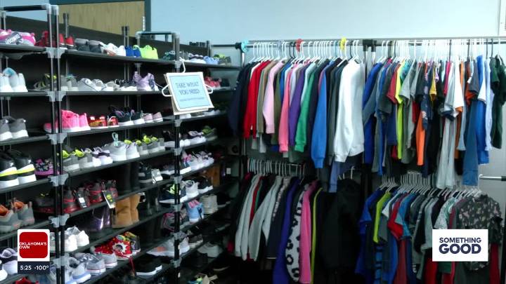 Clothing closet at Tulsa's Eugene Field Elementary ensures students start school year on right foot