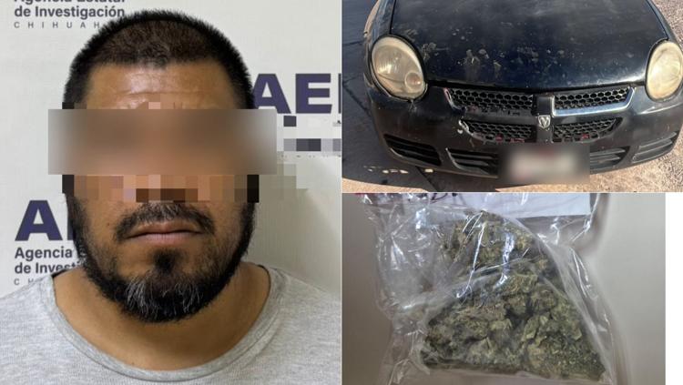 Cae “dealer” al sur de la ciudad con 62 gramos de marihuana