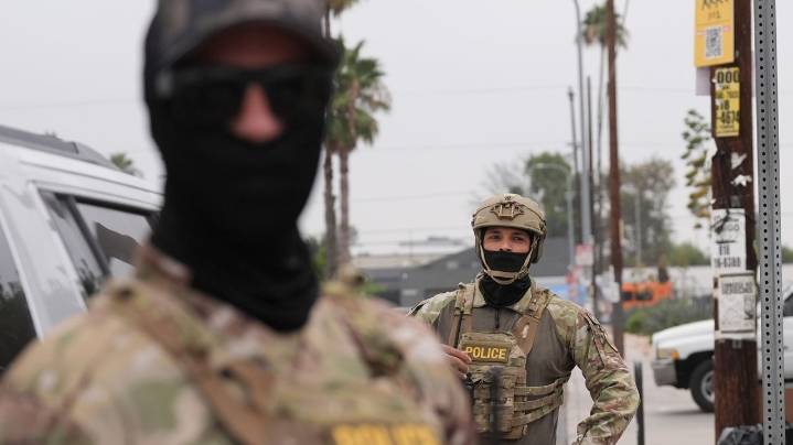 Federal agent fires weapon during immigration stop in Southern California, officials say