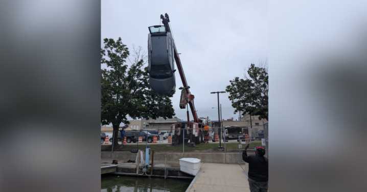 Mother and Good Samaritan save toddler after car plunges into Menasha marina