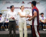 Reconoce gobernadora excelencia deportiva de medallistas de BC en olimpiada nacional y panamericanos junior