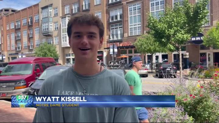 Fans ready for start of Fighting Irish football season in South Bend