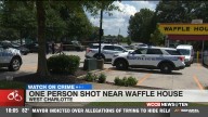 One person shot near west Charlotte Waffle House