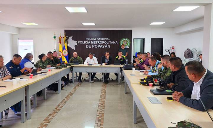 Popayán refuerza seguridad tras escalada terrorista en el Cauca