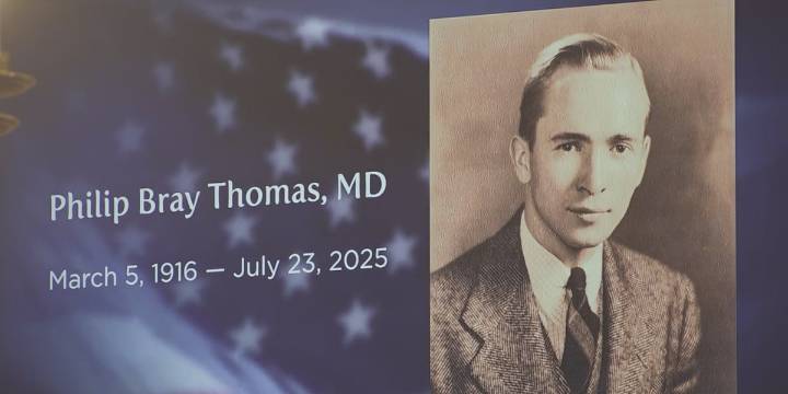 Life of 109 year old doctor and veteran honored at funeral