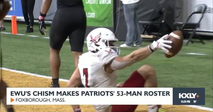 Former EWU star wide receiver Efton Chism III makes New England Patriots' 53