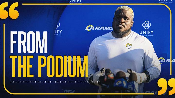 From the Podium: Sean McVay and Kevin Dotson discuss training camp takeaways and look ahead to Tuesday's joint practice with the Cowboys