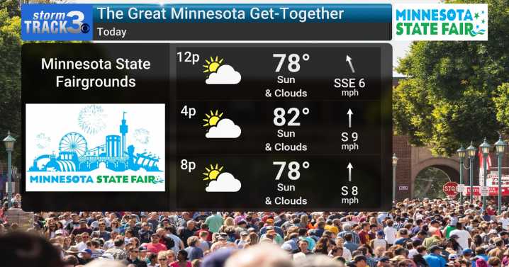 MN State Fair kicks off with ideal weather