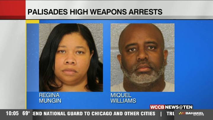 Palisades High School parents arrested, charged after bringing weapons on campus