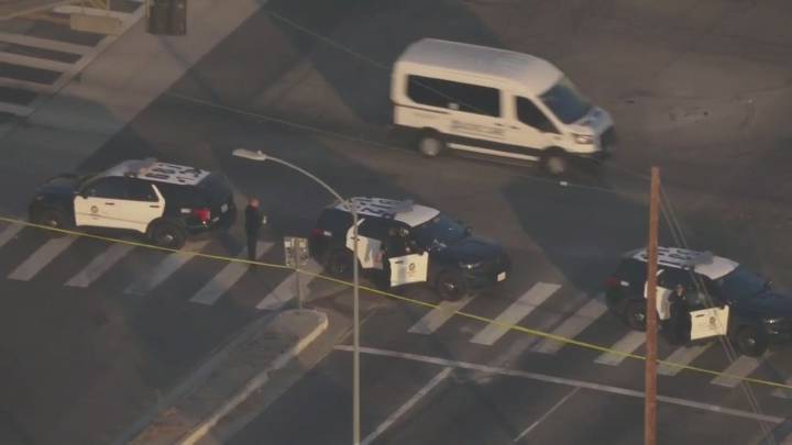 LAPD officers shoot man waving gun at people in Arleta
