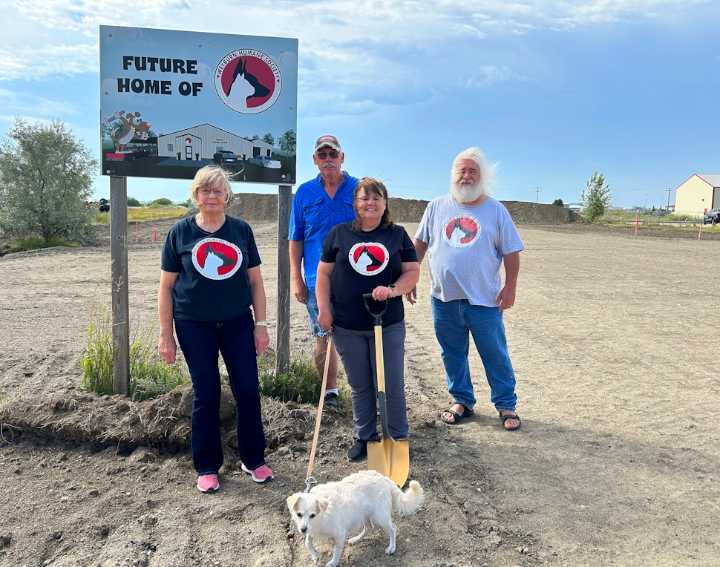 Ground-breaking underway for Weyburn Humane Society's new animal shelter
