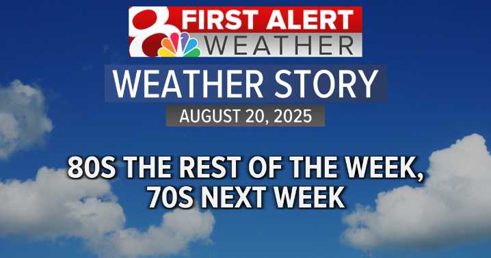 Forecast: Still warm, cooler temperatures coming