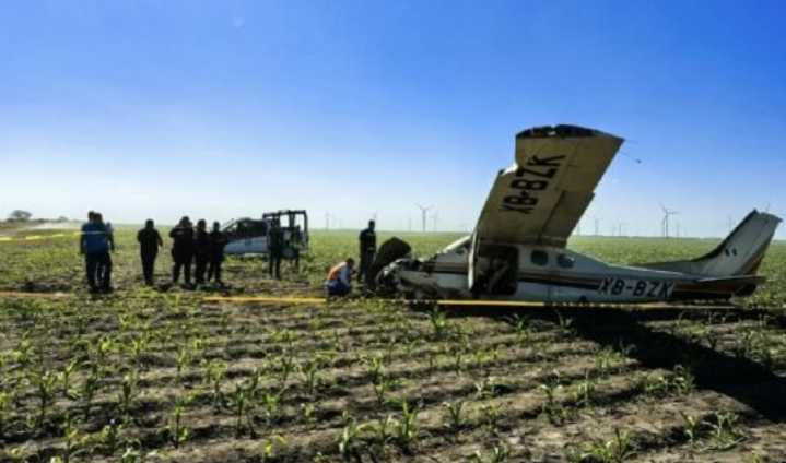 Se estrella avioneta en Reynosa; muere piloto y un pasajero resulta herido