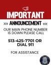 Middletown PD phone outage; use alternative number