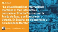 Gaza, Ucrania, y La Mareta con Zapatero e Illa