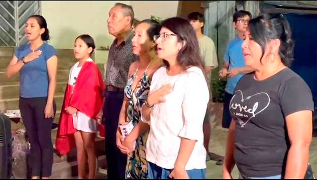Pobladores de Santa Rosa realizan vigilia