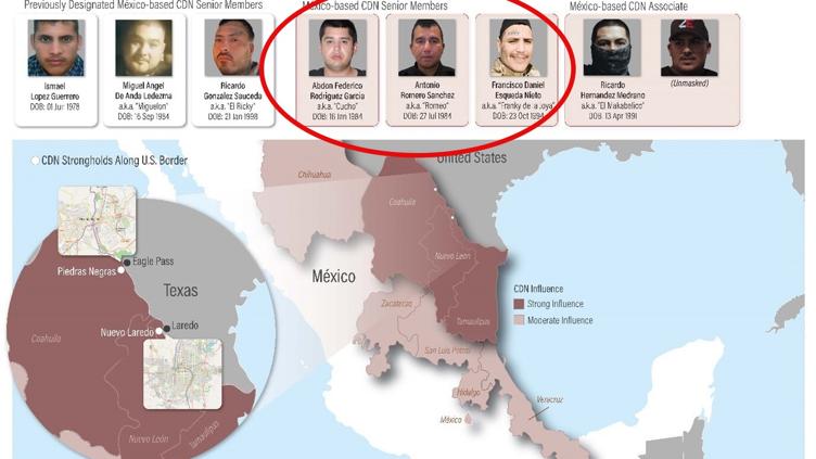 Sanciona EU a atacante de helicóptero de Sedena y líderes de los Zetas