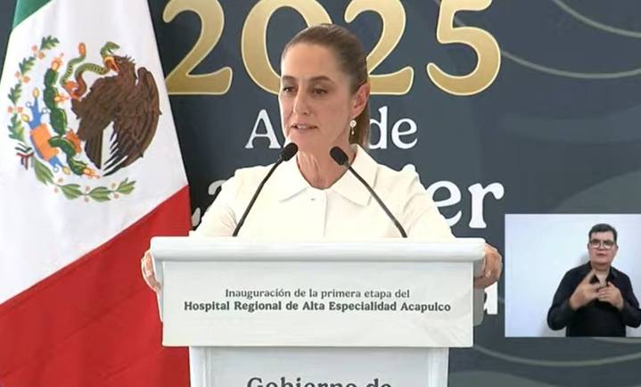 Anuncia Sheinbaum apertura del hospital ISSSTE de Acapulco