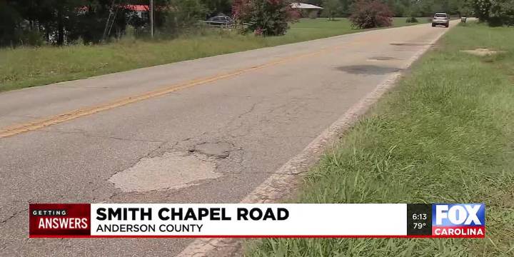 Getting Answers: Smith Chapel Road in Anderson Co.