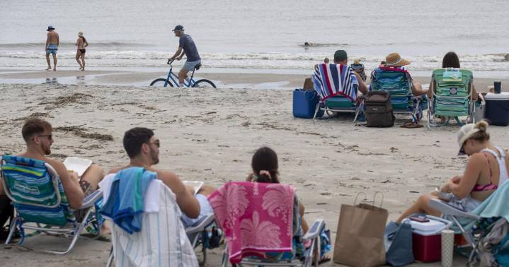Portions of Isle of Palms damaged by Hurricane Erin