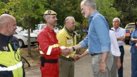 Los reyes inician su visita a las zonas afectadas por los incendios de Zamora