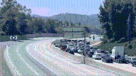 Pursuit termination halts all traffic on 405 Freeway; suspect in custody 
