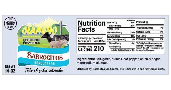 Over 32,000 Pounds of Meat Recalled Over False USDA Inspection Labels