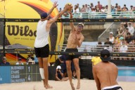 AVP Manhattan Beach Open: Chase Budinger, Miles Evans reach semifinals
