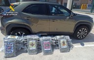Detenido en un control de la Guardia Civil de Albacete con 30 kilos de marihuana: 90.000 dosis incautadas