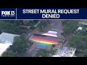FDOT rejects St. Pete's request to keep street murals