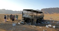 Fiery bus crash kills dozens of migrants just back in Afghanistan after Iran deported them, officials say