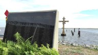 Residents, officials commemorate 20th anniversary of Hurricane Katrina on Shell Beach