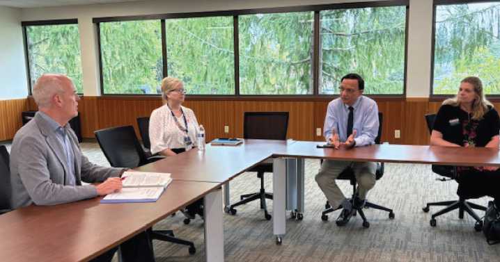 Larsen meets with Edmonds College to discuss the impact of Trump’s spending bill